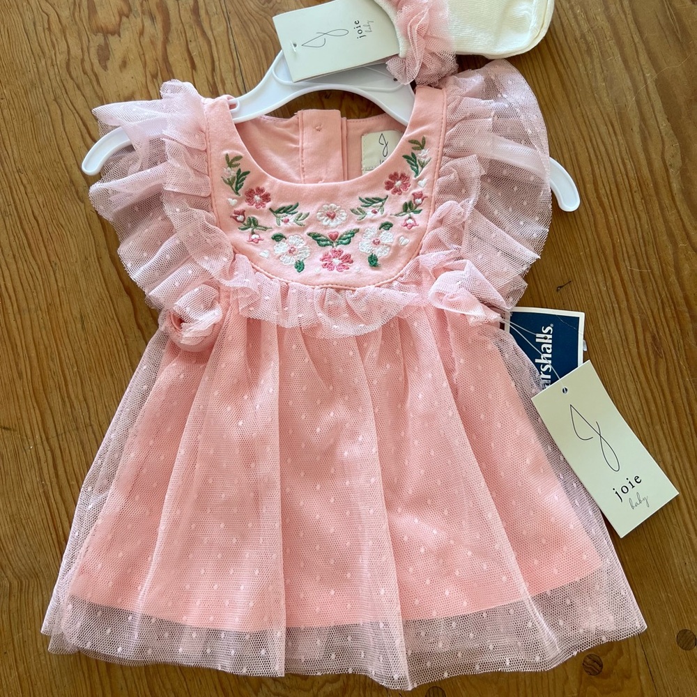 Joie Pink Floral Kids Dress